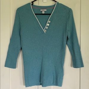 Croft & Barrow 3/4 sleeve sweater size Small